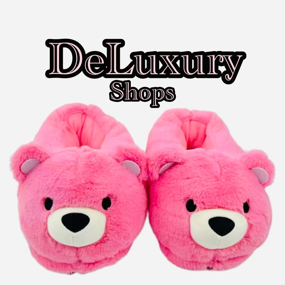 Pink Kawaii Bear Shoes